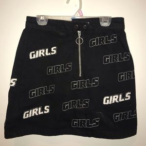 TopShop “Girls” Miniskirt